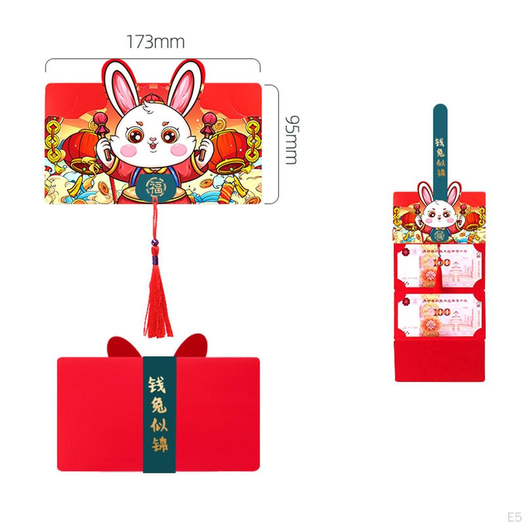 Foldable Red Bag, Package, Cartoon Festival Supplies, Year Hong Bao, Envelopes for