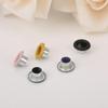 200 Sets Mixing Colored Metal Eyelets Grommets Leather Craft Scrapbooking Card Eyelets6MM