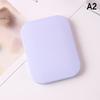 Cute Macaron Candy Color Portable Mini Handheld Folding Makeup Mirror With Comb Durable Gift Student Beauty Tools