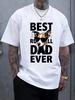 Jack Russell Terrier Dad Graphic T-shirt - "Best Jack Russell Dad Ever" Print