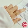S925 Silver Water Drop Diamond Double-Layer Ring Women'S Niche High-End Sense Light Luxury Temperament Women'S Wind Cold Wind