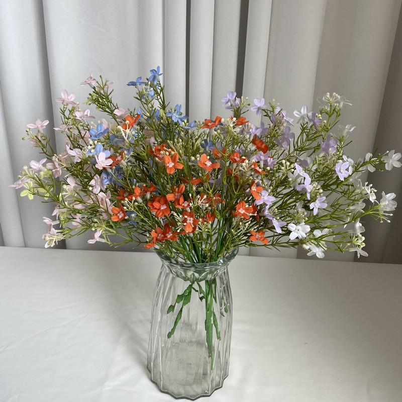 Seidenstiel 5 Orchideen Blumengesteck für Wohnzimmer- und Eventdekoration Geschenk