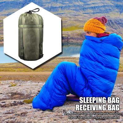Foldable Camping Storage Bag Sleeping Bag Compression Organizer Bag Sack Hammock Sundry Bag Outdoor Hiking Travel Survival Tool