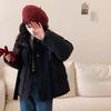 Winter new shawl small down cotton clothes women's short stand-up collar thickened solid color bread clothes jacket