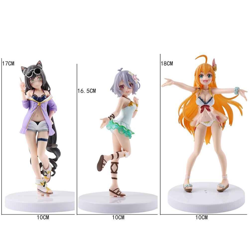17CM Anime Kokkoro Figure Princess Connect Re:Dive Priconne Natsume Kokoro Swimsuit PVC Action Figure Model Doll Toys