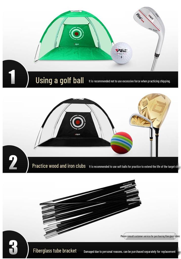 Indoor/Outdoor Golf Practice Net for Swing and Hitting