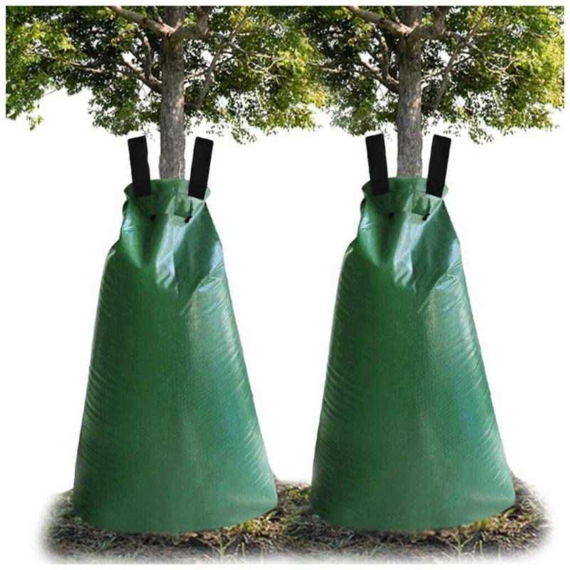 A27F-Tree Watering Bag-2 Pack 20 Gallon-Zipper Closure Automatic Irrigation System For Plants Trees Release
