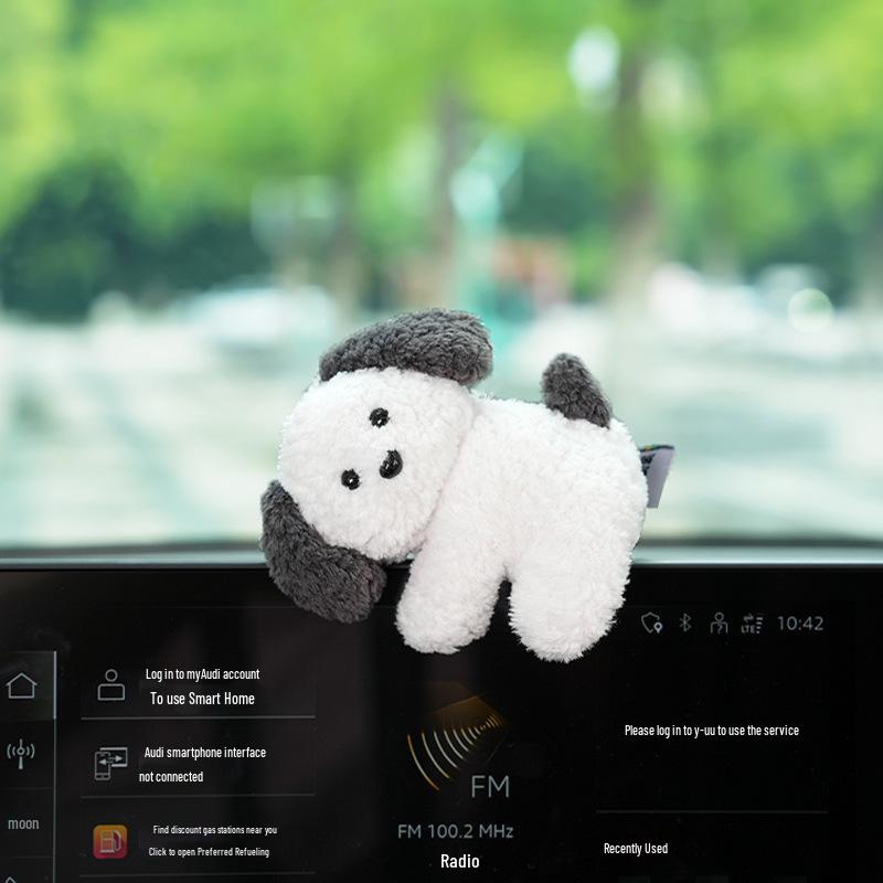 Miniature Monitor Decor: Healing Series Desktop & Car Ornament for Women