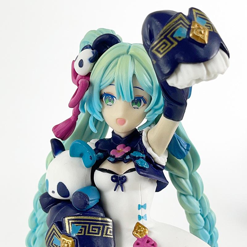The In Stock Animation Anime Hatsune Miku Handmade Devil Hatsune Miku Cat Ear Hatsune Miku Cute Handmade Pvc Model Decorations