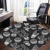 1PC Cactus Pattern Chair Carpet for Office, Indoor Non-Slip Washable Carpet, Soft Comfortable Mat For Office Room yy250930268