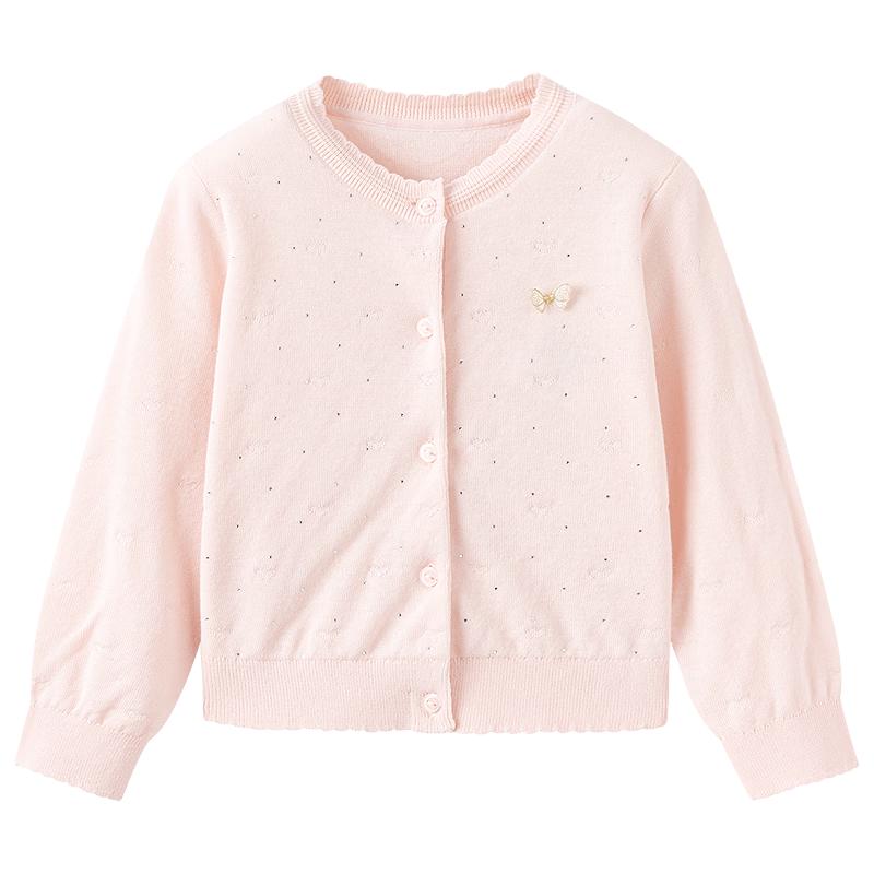 Balabala Girls' Butterfly Knitted Cardigan Sweater