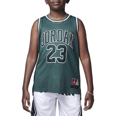 Kids Breathable Mesh Sleeveless Vest Kids Tops Oxidized-Green DX8461-366
