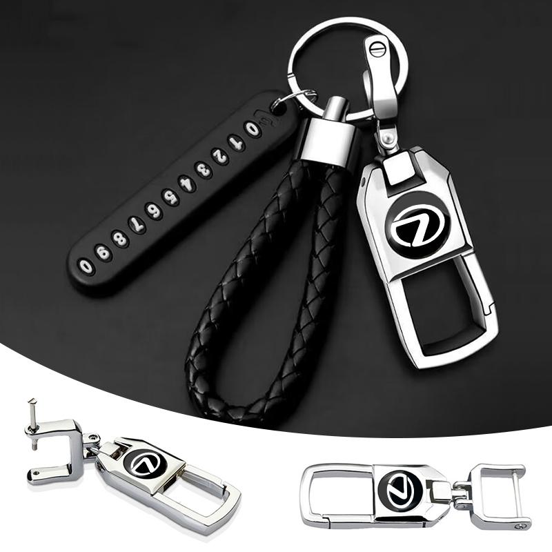 Car Metal Keychain 3D Emblem Key Ring Accessories For Lexus F SPORT IS250 IS200 CT200h GS300 LS430 RX450h LX570 IS300 UP9