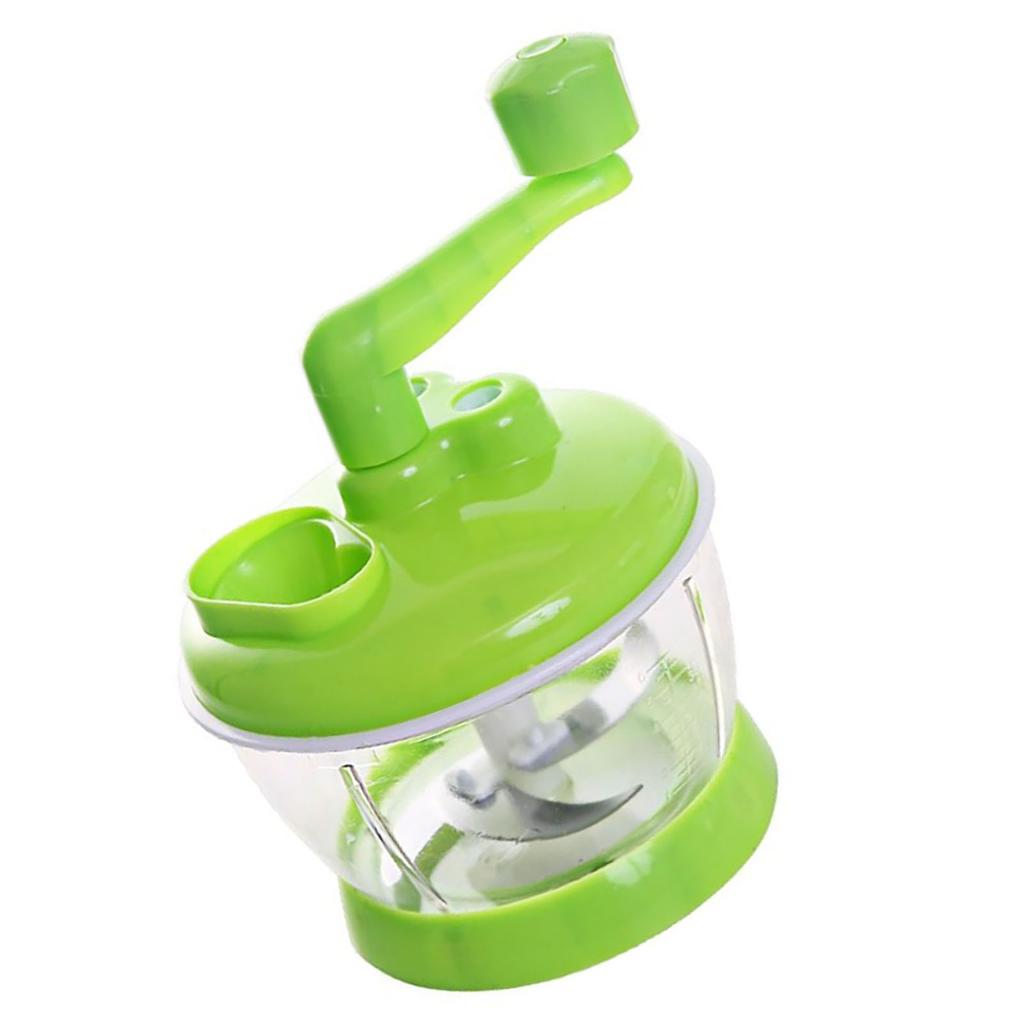 Manuelle Gemüsemühle, Edelstahlklinge, tragbarer Lebensmittel-Fleischmixer für Küchenrestaurants