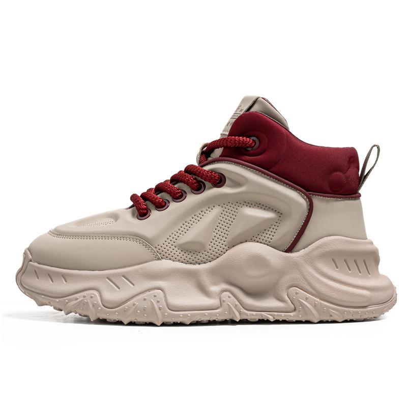 Four Seasons New Board Shoes Men s Platform Sneakers Casual Street Bread Shoes Student Tide 44