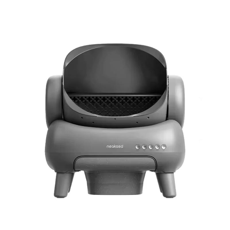 Neakasa M1 Neabot Offene Selbstreinigende Automatische Katzenklo-Box Fern-APP-Steuerung Geruchsfrei Selbstverteidigbarer Katzen-Sandkasten Katzenprodukt Intelligente Haustier-Toilette graue