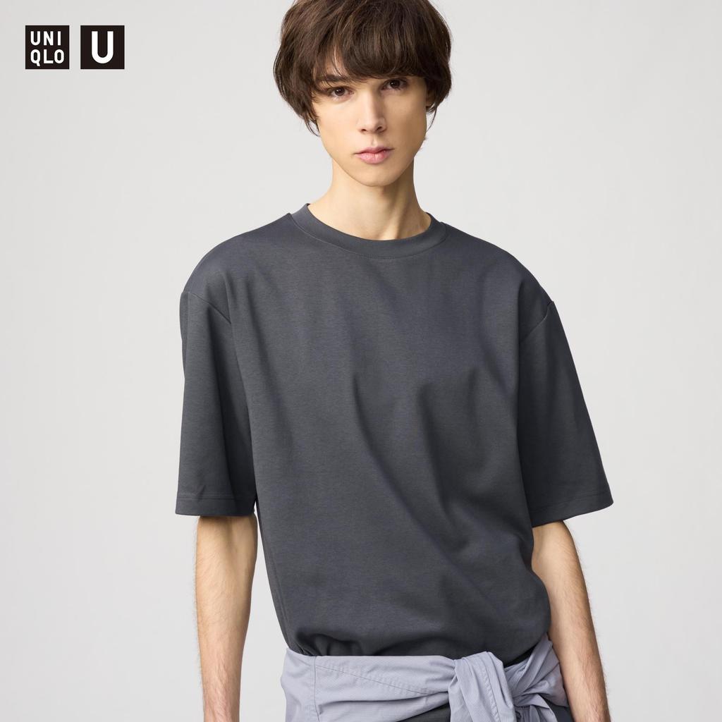 2 X Uniqlo Japan Air Rhythm Cotton Oversized Tee  5 Minute Sleeves 