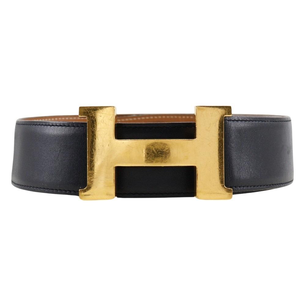 

HERMES H belt belt Calfskin unisex Used