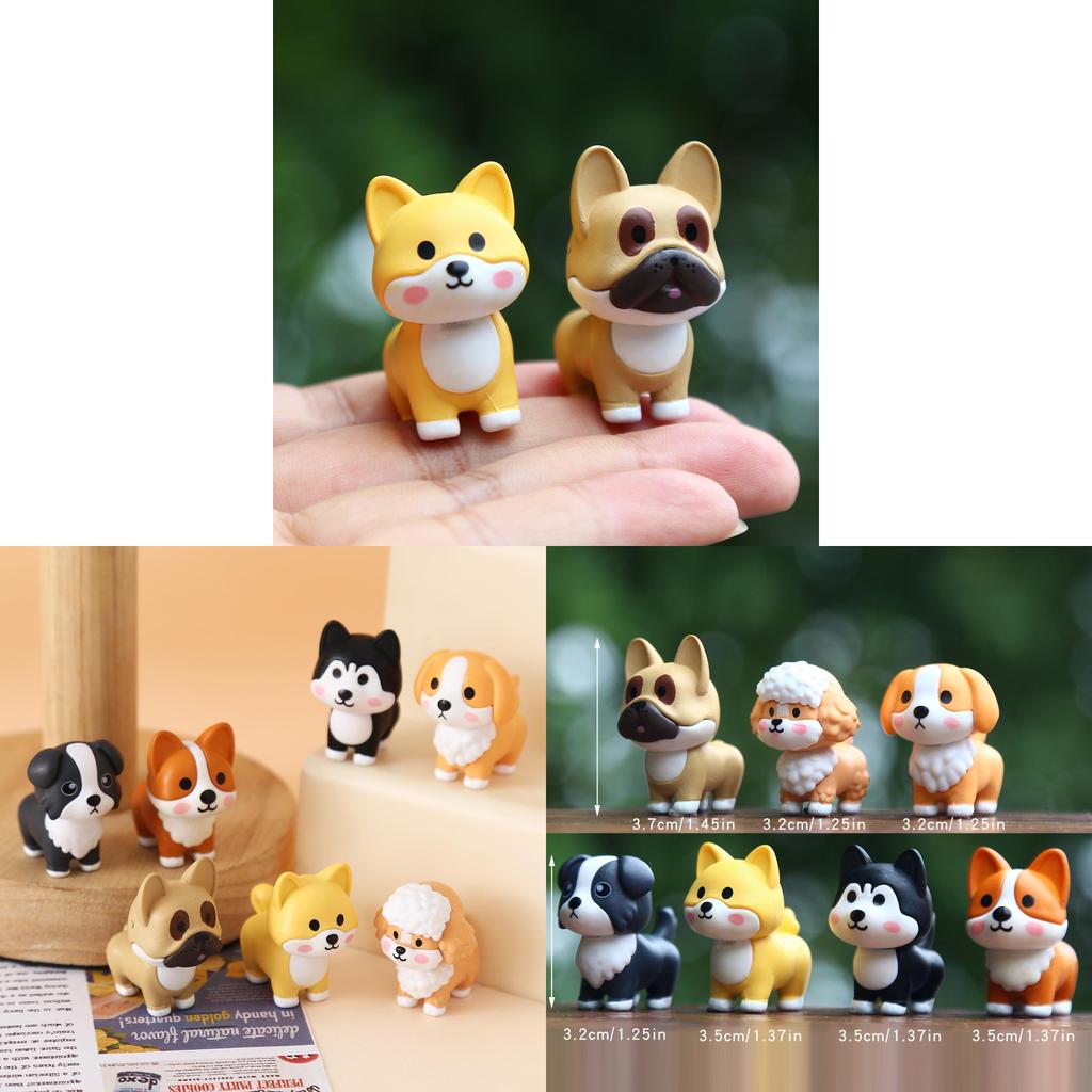 Pvc Miniature Dog Figures Collectible Blind Box Toy For Kids And Adults