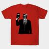 Heren Zwart Print T-shirt Ze Gehoorzamen Geen-Knippen Transferpapier Print Katoenen T-shirt