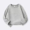 Kids' Solid Color Long-Sleeve Cotton T-Shirt for Boys & Girls, Customizable Base Layer for Older Children