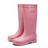 Botas de Lluvia de Caña Alta Impermeables Antideslizantes Elegantes para Mujer para Todas las Estaciones