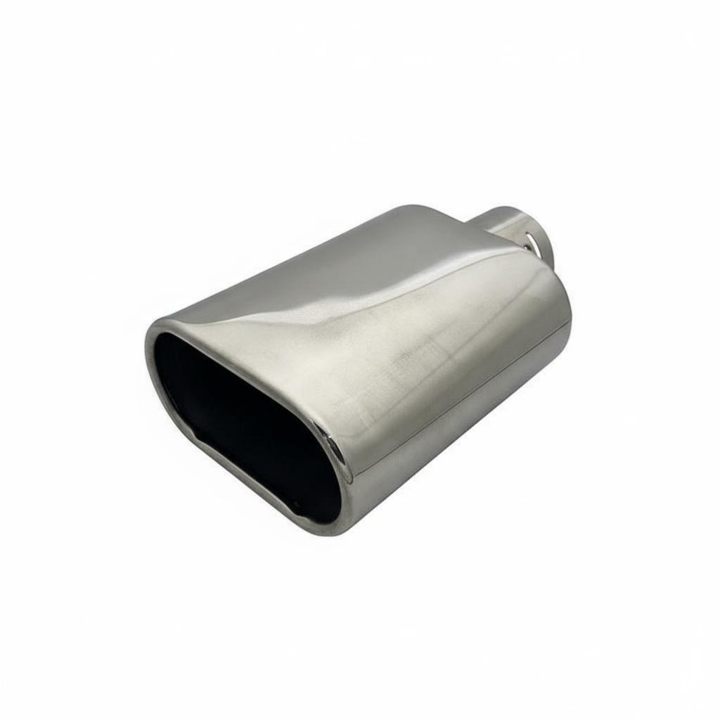Stainless Steel Exhaust Tip Noise Reduction Stainless Steel Acoustic Damper Tip Universal Tailpipe Cover