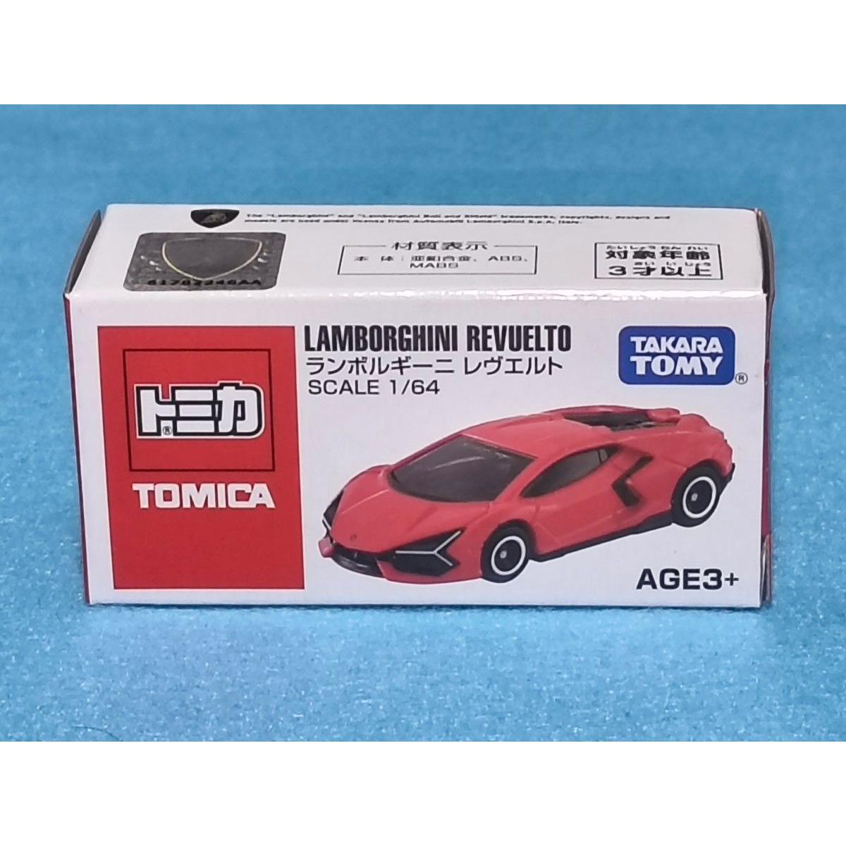 Использовал (Не продается) Азия лимитированная Tomica Lamborghini Revuelto Азия оригинал