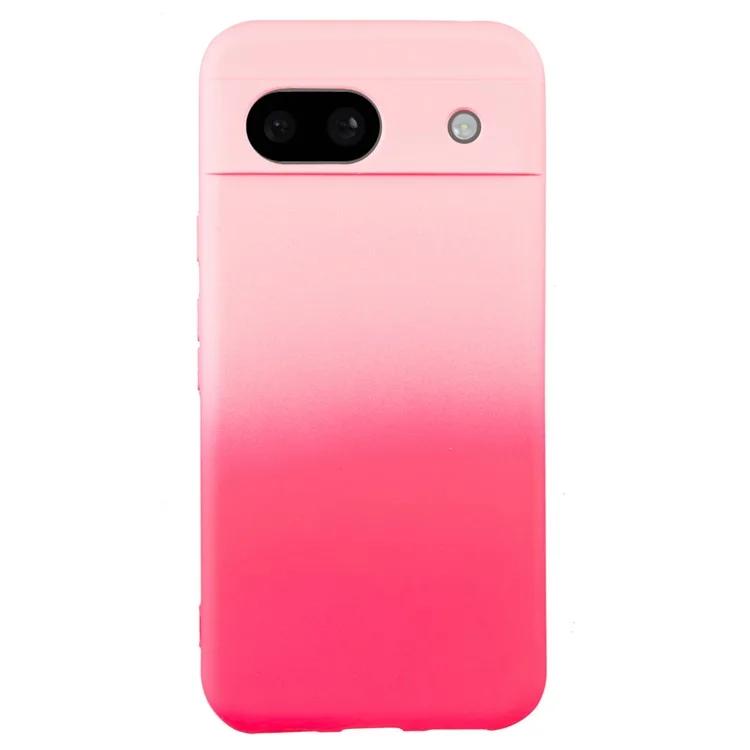 

For Google Pixel 8a Case Soft TPU Skin-Touch Phone Cover Gradient Color