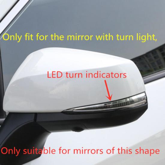 For Toyota Tacoma 2016- Carbon Fiber Side Mirrors Rearview Trim Cover