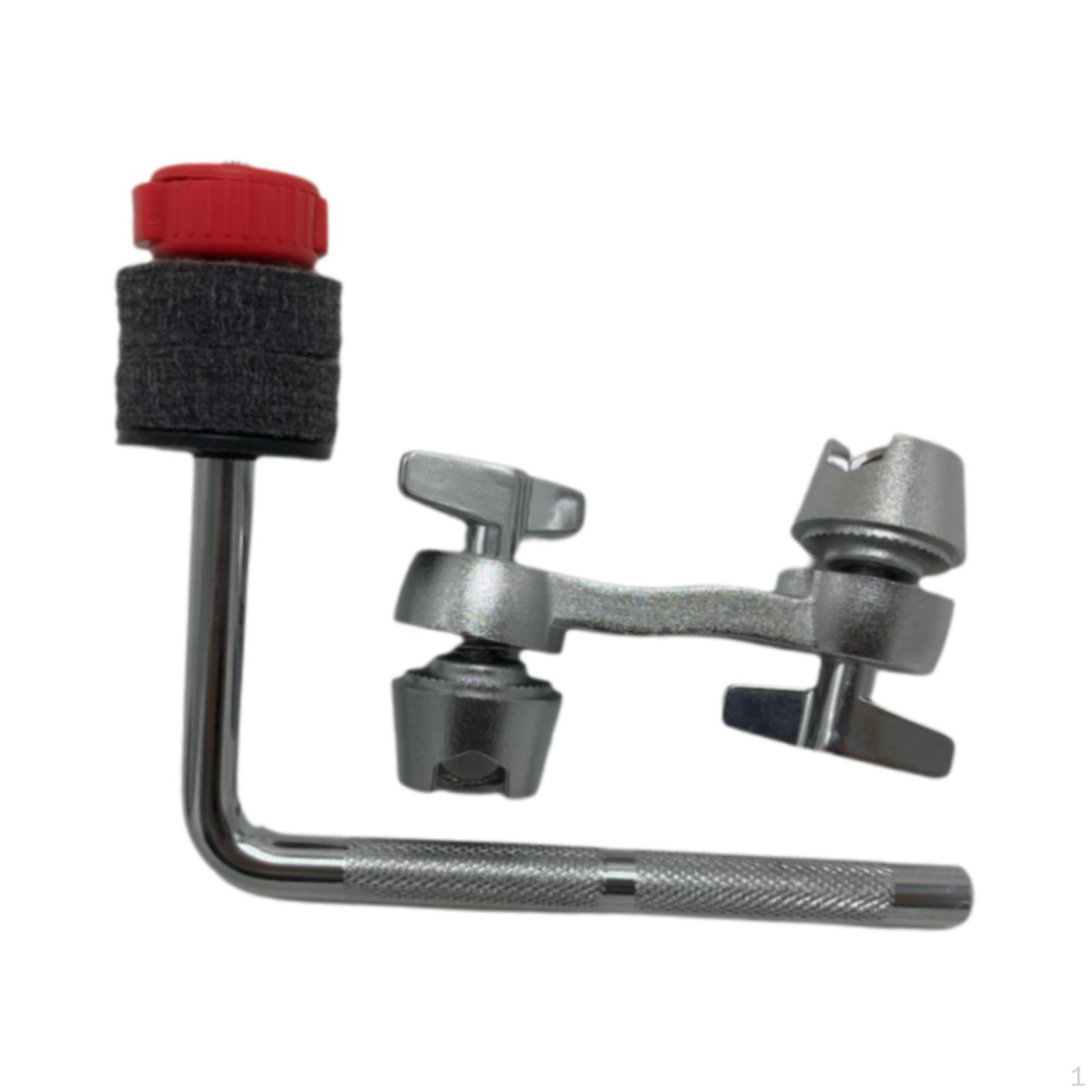 

Удлинитель тарелки Крепление зажима для рычага Аксессуары для высокопроизводительных барабанов L-образный стержень Регулировка