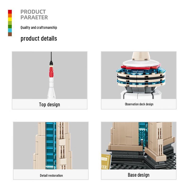 XiangLeMei World Famous Architecture Building Blocks