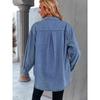 2026 New European & American Women's Casual Denim Boyfriend Shirt Jacket