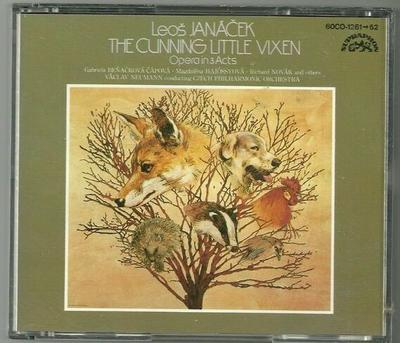 CD LEOŠ JANÁČEK : GABRIELA BEŇAČKOVÁ-Č - Cunning Little Vixen (Opera In 3 Ac 60CO126162 Supraphon 1986 Japan Classical Used