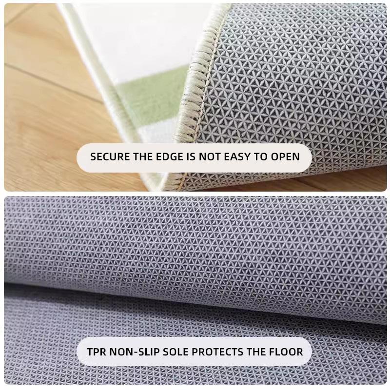 Flamingo Welcome Doormat Letters Waterproof Non-Slip Loop Pile Entrance Rug Outdoor Bath Floor Mat