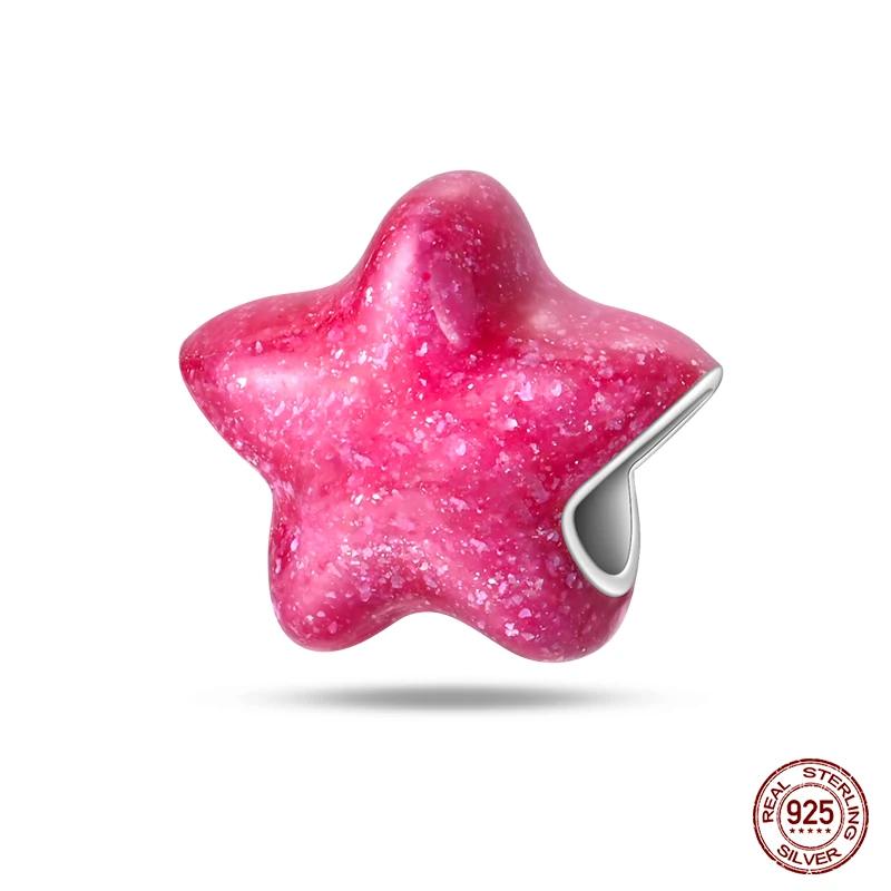 100% Copper Charms Beads Fit Brand Original Bracelet Fashion Pink Princess Skirt Bag Lipstick Charms Diy Jewelry