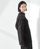 Nano Universe Band Collar Lace Shirt Be Paired with Other F 010 Black Women's (Can Items) 673-5120315