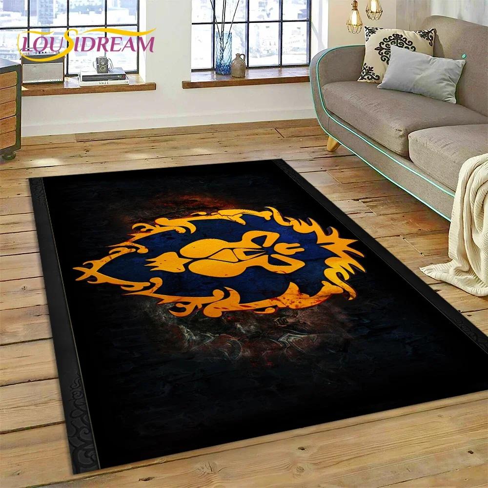 WOW, World of Warcraft Demon Hunter, Lich King Game Carpet Rug for Bedroom Living Room Home Sofa Decoration,Kid Decor Floor Mat