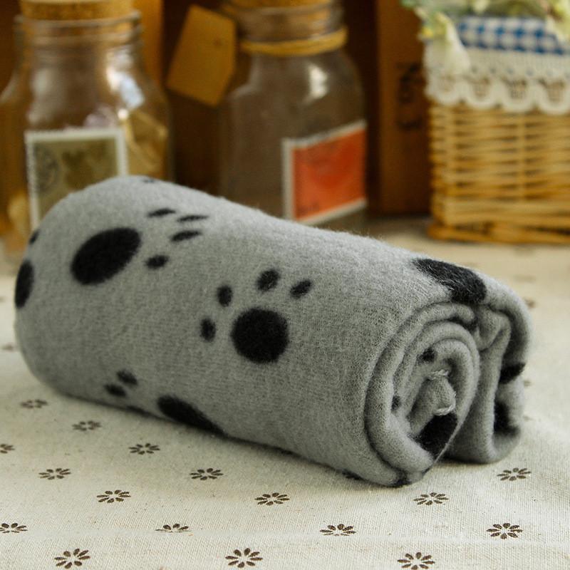 Soft Warm Reversible Pet Blanket Cozy Double-sided Fleece For Dogs And Cats