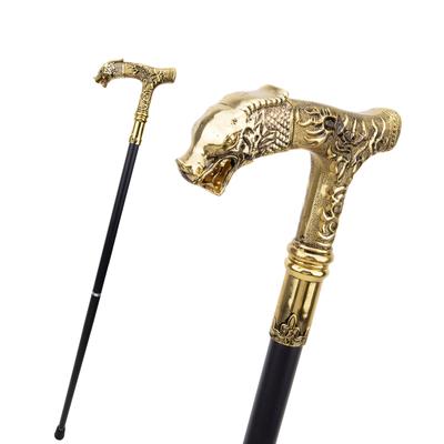 Manico del drago dorato Modello di lusso Bastone da passeggio Party Fashion Elegante bastone da passeggio Decorativo Cospaly Cane Pomello Pastorale 90 cm