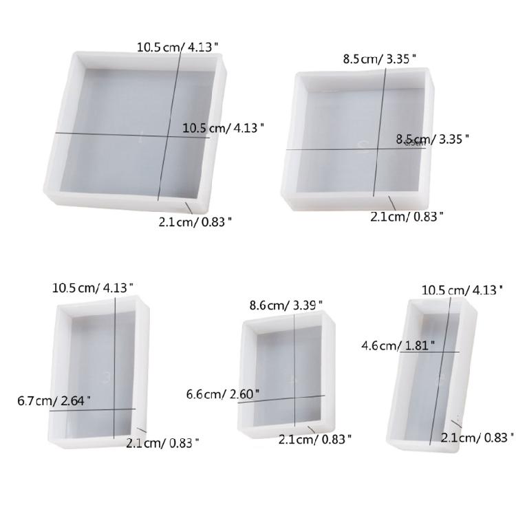 11 Pieces Resin Moulds for Customized Designs Silicone Mold Set for DIY Crafts