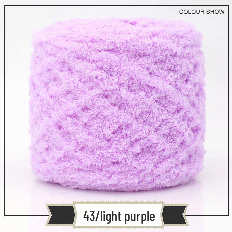 

3-прядная пряжа из кораллового флиса для полотенец - 2 мотка для вязаной вручную детской сумки, обуви, шапки, шарфа, пальто - Бесплатная доставка