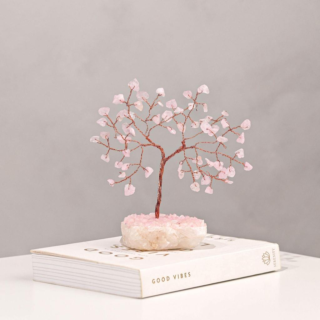 Gemstone Tree Rose Quartz - Love Small