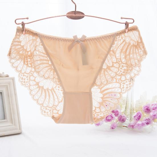 Trendy dámské spodky chladivé elastické dámské kalhotky Pure Color s nízkým pasem pro vnitřní nošení