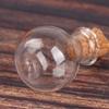 Lot de 10 Petites Bouteilles en Verre Bouteilles Transparentes Mini Bouteilles à Souhaits Avec Bouchons en Liège Mariage Noël Anniversaire Fête Bricolage Artisanat