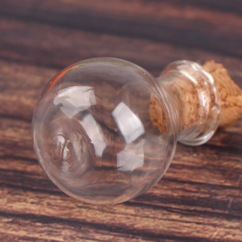 Lot de 10 Petites Bouteilles en Verre Bouteilles Transparentes Mini Bouteilles à Souhaits Avec Bouchons en Liège Mariage Noël Anniversaire Fête Bricolage Artisanat