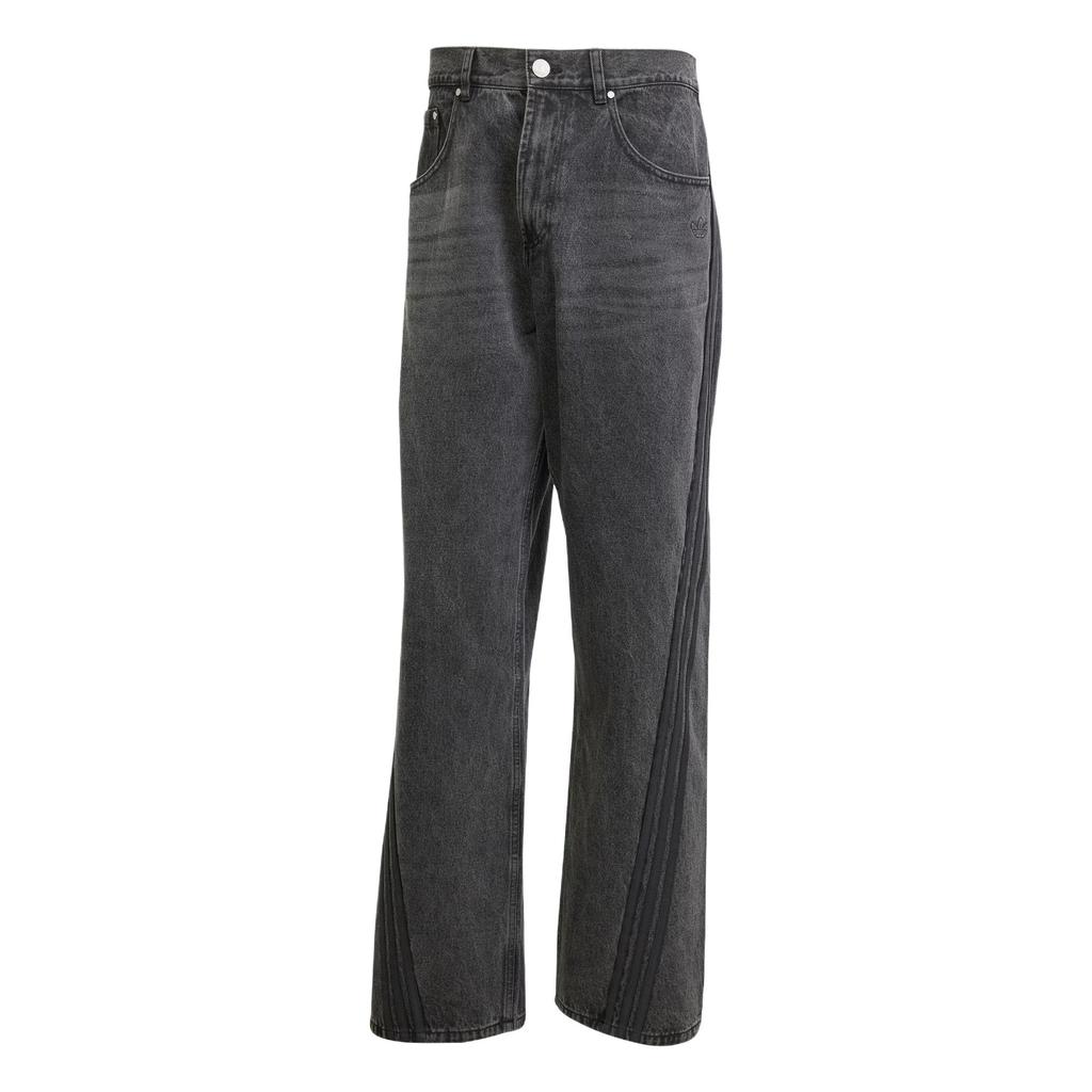 adidas Originals Adilenium Season 3 Loose Fit Denim Pants Black JY6291