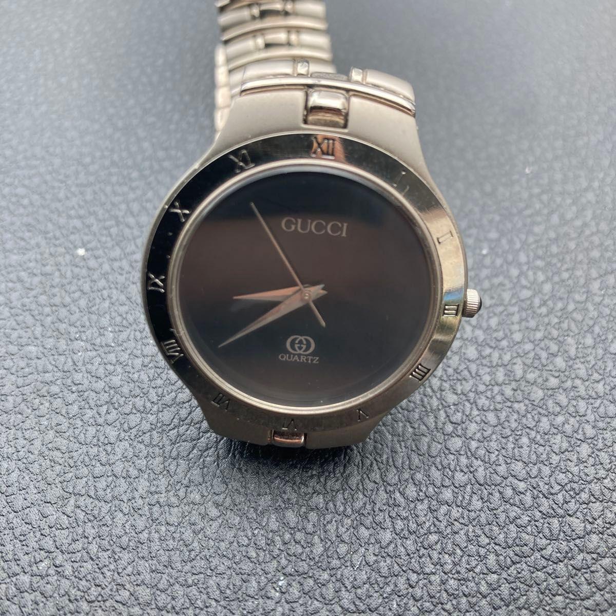 Used GUCCI 9040M quartz men s watch black dial
