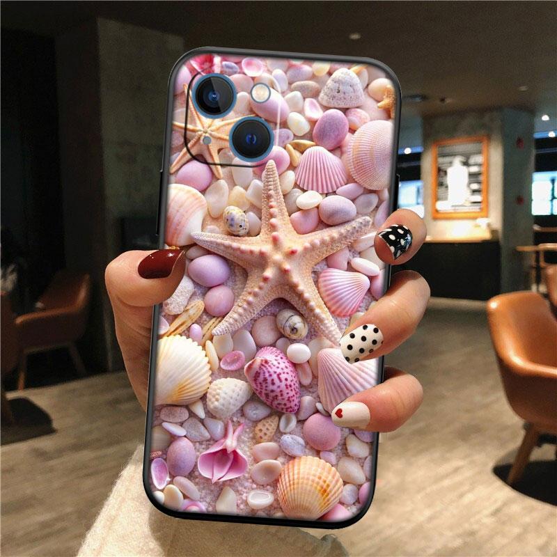 IK25 Conch Starfish New High-End Shell Phone Case for Xiaomi Poco C40 C50 C51 C55 C65 C71 C75 F3 F5 F6 F7 M2 M3 Pro Ultra