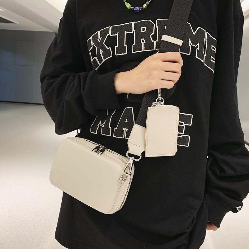 Men's Japanese Style Two-in-One Crossbody and Waist Bag - Functional and Trendy Square Design